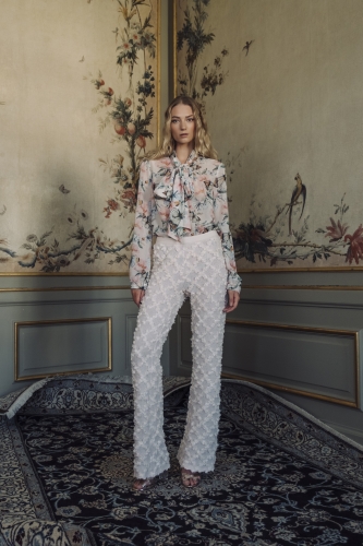 peony blouse level trousers